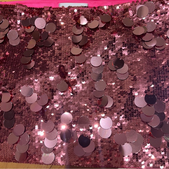 Danielle Guizio Low Rise Paillette Skirt - Pink - Picture 5 of 11